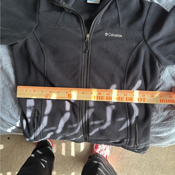 men columbia fleece steens 2.0 jacket xs Black NWOT Double Pockets Zip Comfy War - Picture 9 of 13